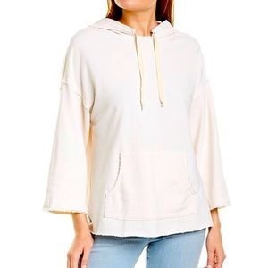 NWT Michael Stars xs raw edge french terry hoodie